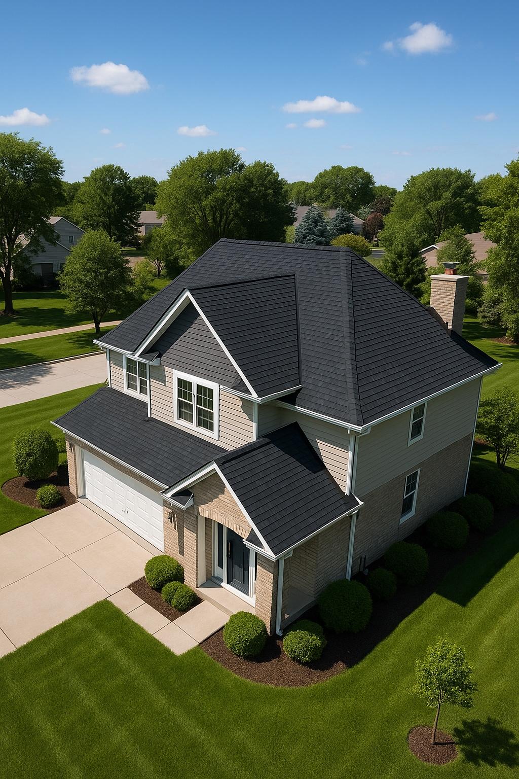 Aerial roof inspection